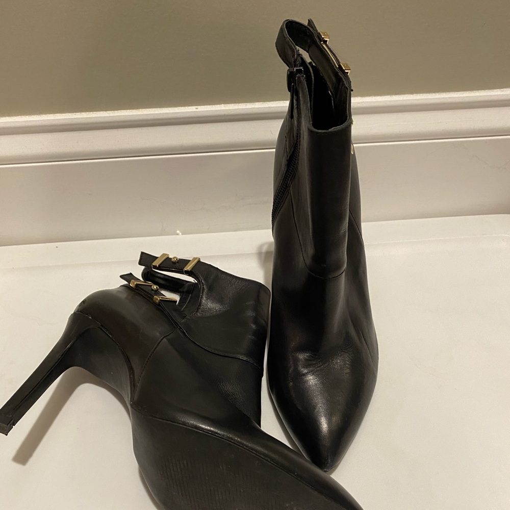 Black Heeled Booties